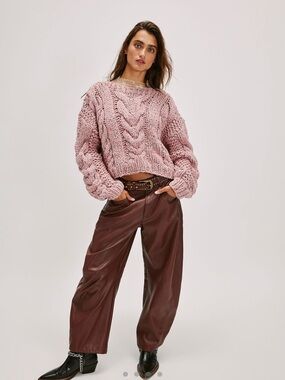 Free people Cozy Cabin Sweater size small